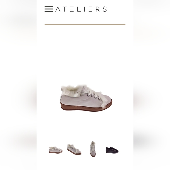 Ateliers shearling sneakers 7.5 - Picture 7 of 9